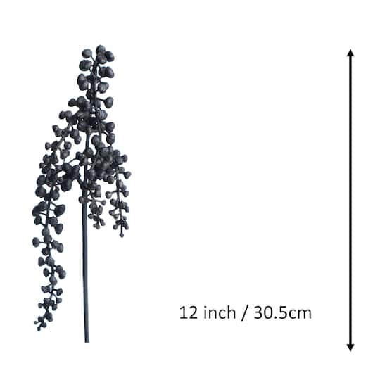 12" Black Fruit Pick by Ashland®